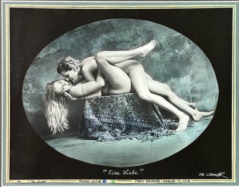 Kolorovaná fotografie The Love od Jana Saudka