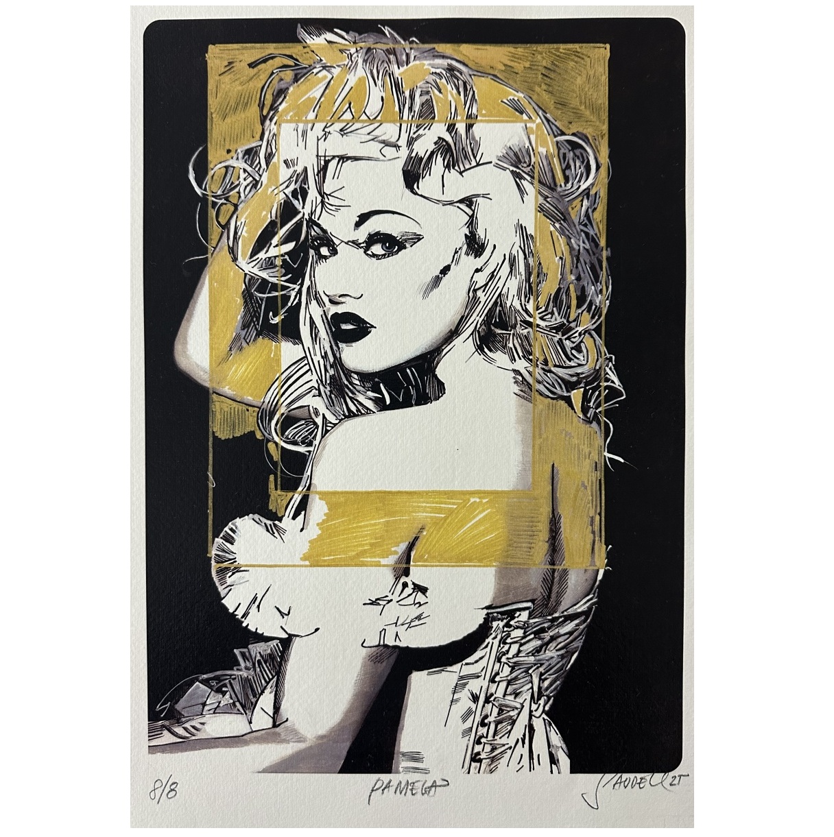 Giclée tisk na ručním papíru