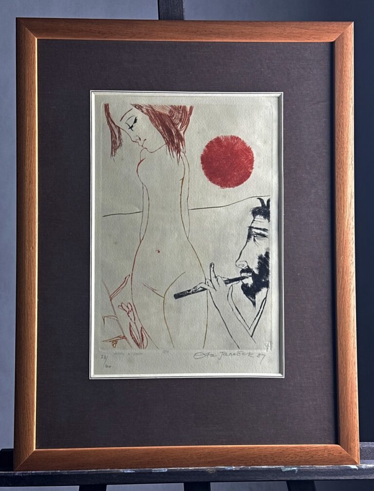 Ota Janeček - Dívka a Faun